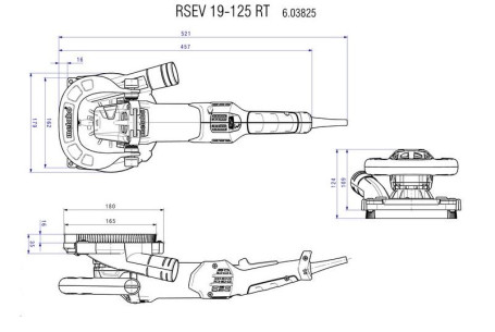Шлифовальная машина по бетону Metabo RSEV 19-125 RT 603825700 в Екатеринбурге