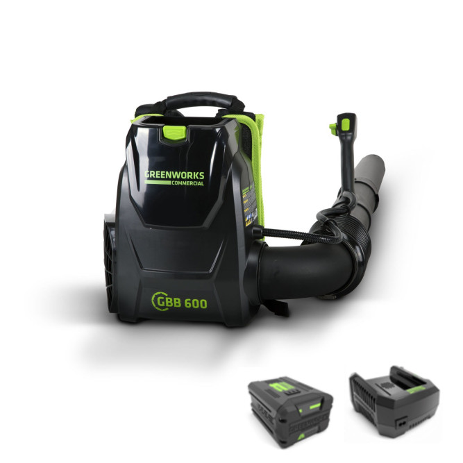 Воздуходув аккумуляторный, ранцевый Greenworks, 82V, бесщеточный 5 А.ч. АКБ и ЗУ в Екатеринбурге