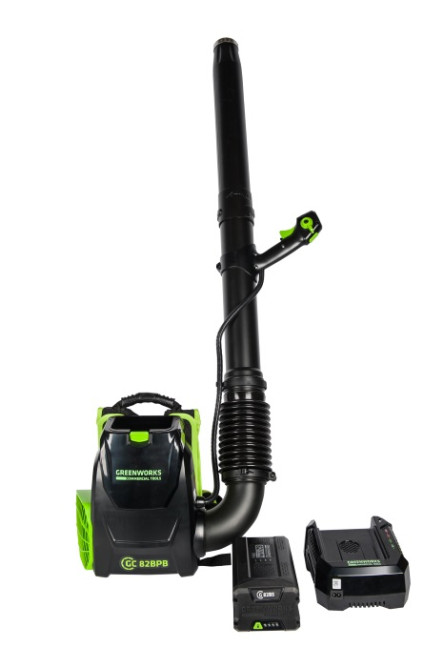 Воздуходув аккумуляторный, ранцевый Greenworks, 82V, бесщеточный 5 А.ч. АКБ и ЗУ в Екатеринбурге