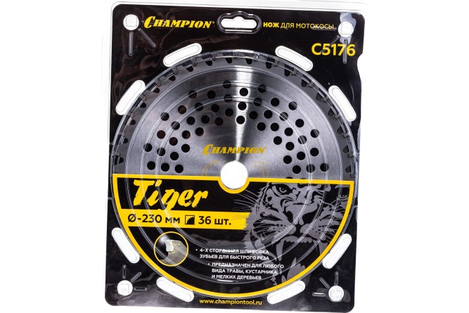 Нож с зубцами из твердого сплава Champion Tiger 36/230/25,4 (SRM-2305SI,SRM-2655SI) в Екатеринбурге