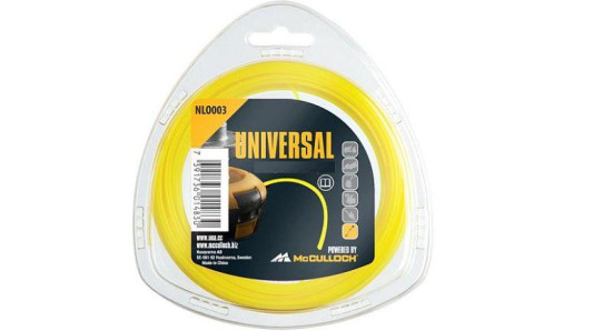 Корд триммерный Nylon Line 1.6mm x 15m желтый круглый round line UOA 5776163-03 в Екатеринбурге