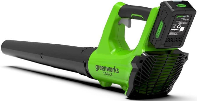 Воздуходув аккумуляторный Greenworks 2404807UA, 24V, с АКБ 2 А*ч и ЗУ в Екатеринбурге