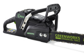 Аккумуляторная Бесщёточная Цепная пила Greenworks 82V (45 см) 5 А.ч. АКБ и ЗУ