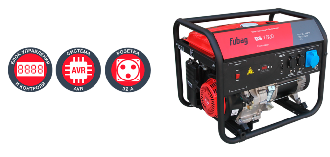 Бензогенератор FUBAG BS 7500 в Екатеринбурге