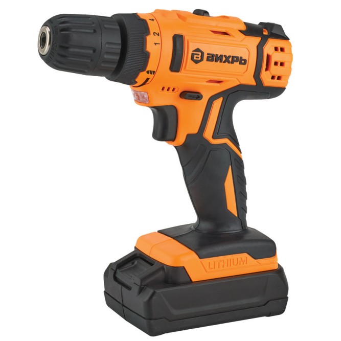 Дрель-шуруповерт аккумуляторная Вихрь ДА-24Л-2к (2,0 А/ч) в Екатеринбурге