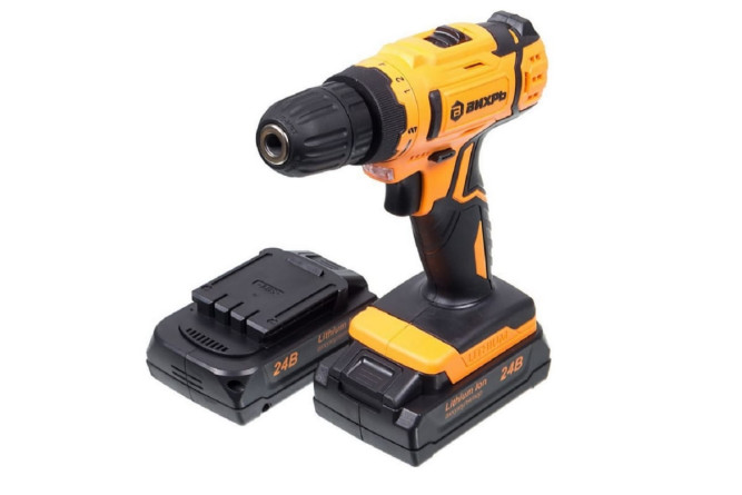 Дрель-шуруповерт аккумуляторная Вихрь ДА-24Л-2к (2,0 А/ч) в Екатеринбурге