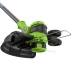 Триммер аккумуляторный Greenworks GD24LT331, 24V, 33 см, без АКБ и ЗУ в Екатеринбурге