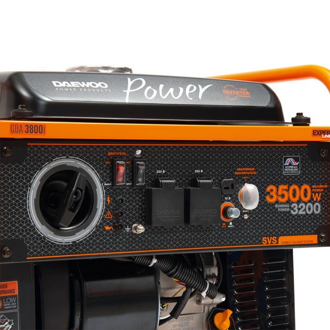 Генератор бензиновый инверторный DAEWOO GDA 3800i в Екатеринбурге