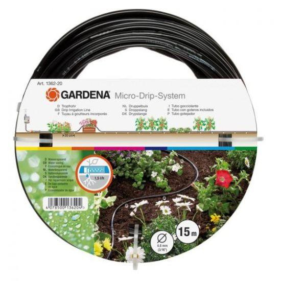 Шланг сочащийся для наземной прокладки 4.6 мм (3/16") GARDENA 01362-20.000.00 в Екатеринбурге