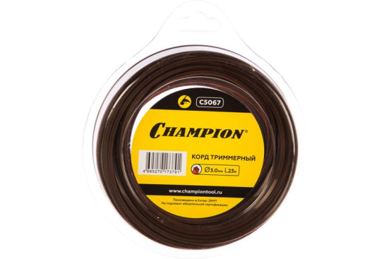 Корд трим.CHAMPION Nylplus Square 3.0мм* 23м (квадрат) в Екатеринбурге