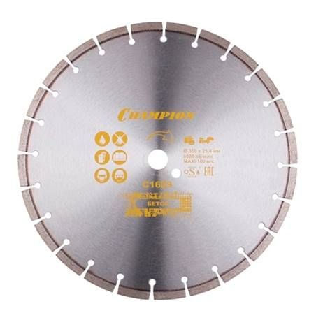 Диск алмазный CHAMPION универсальный PRO 350/25,4/10 (бетон, гранит, железобетон) в Екатеринбурге