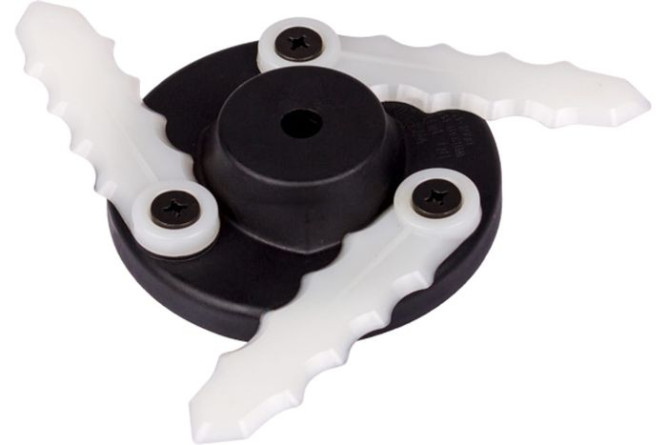 Головка триммерная Champion HT48 MAXI-CUT( гайка 3/8&amp;quot;-24UNF прав) пластмассовые ножи GT-22GES в Екатеринбурге