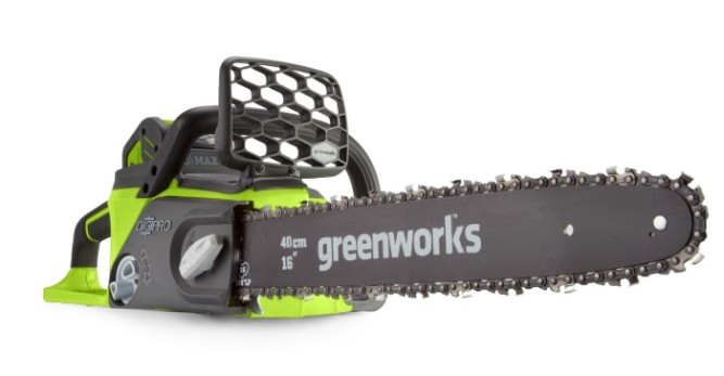 Аккумуляторная Бесщёточная Цепная пила Greenworks G-MAX 40V (40 см) GD40CS40 в Екатеринбурге