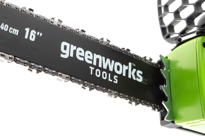 Аккумуляторная Бесщёточная Цепная пила Greenworks G-MAX 40V (40 см) GD40CS40 в Екатеринбурге