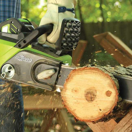 Аккумуляторная Бесщёточная Цепная пила Greenworks G-MAX 40V (40 см) GD40CS40 в Екатеринбурге