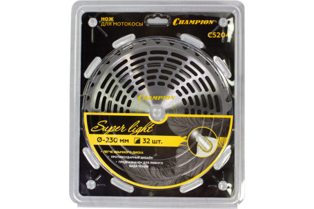 Нож с зубцами из твердого сплава Champion Super Light 32/230/25,4 (SRM-330ES/SRM-350ES,4605) в Екатеринбурге