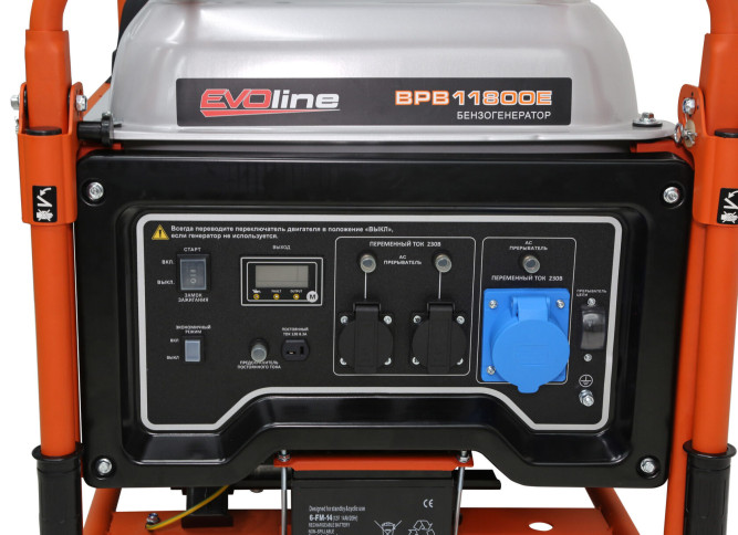 Генератор бензиновый EVOline BPB 11800 E (Zongshen) в Екатеринбурге