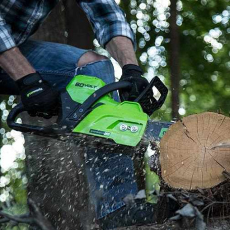 Аккумуляторная Бесщёточная Цепная пила Greenworks 60V (40 см) GD60CS40 в Екатеринбурге