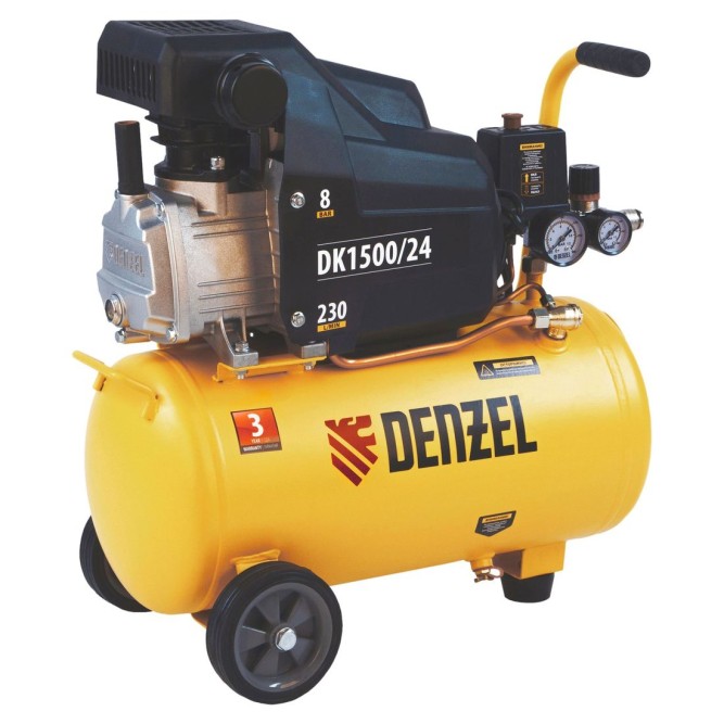 Компрессор воздушный DENZEL DK1500/24,Х-PRO в Екатеринбурге