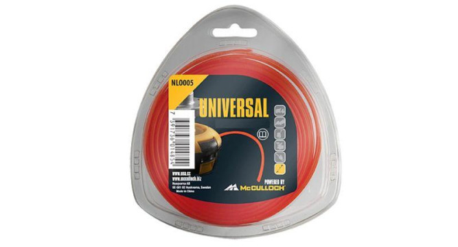 Корд триммерный Nylon Line 2.4mm x 15m красный круглый round line UOA 5776163-05 в Екатеринбурге