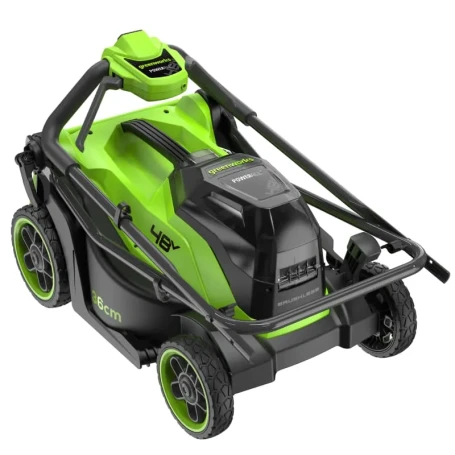 Газонокосилка аккумуляторная Greenworks GD24X2LM361,  2х24V, 36 см, бесщеточная, без АКБ и ЗУ в Екатеринбурге