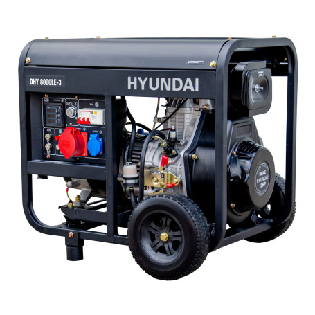 Дизельный генератор HYUNDAI DHY 8000LE-3 в Екатеринбурге