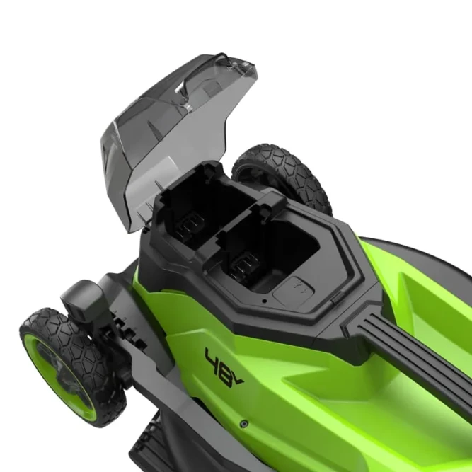 Газонокосилка аккумуляторная Greenworks GD24X2LM361,  2х24V, 36 см, бесщеточная, c 2хАКБ 4Ач и ЗУ в Екатеринбурге