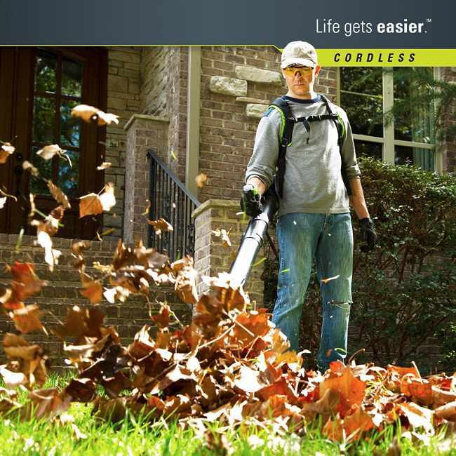 Ранцевый Воздуходув, аккумуляторный Greenworks GD60BPB, 60V, бесщеточный, без АКБ и ЗУ в Екатеринбурге