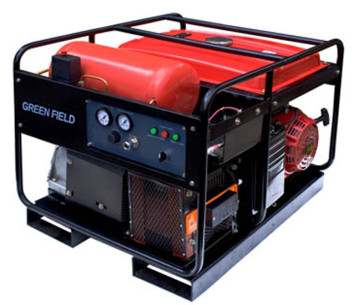 Электростанция Green Field Бензиновый генератор, сварочник, компрессор