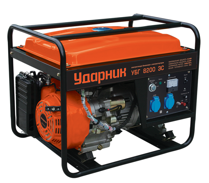 Бензогенератор Ударник УБГ 8200 ЭС в Екатеринбурге