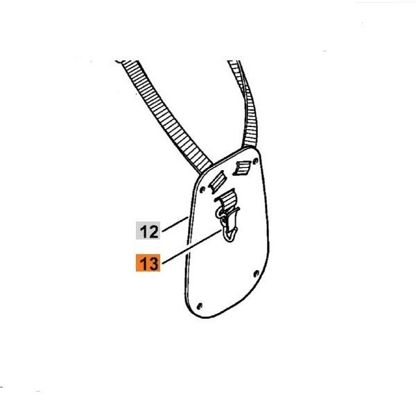 Карабинный крючок FS 100/FS 120/FS 200/FS 250 Stihl 41477106900 в Екатеринбурге