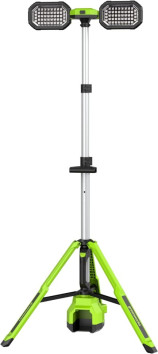 Мачта осветительная аккумуляторная Greenworks, Арт.3503207, 24V /110-240V, 3000 лм, без АКБ и ЗУ