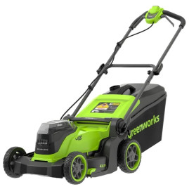 Газонокосилка аккумуляторная Greenworks GD24X2LM411 , 2х24V, 41 см, бесщеточная, без АКБ и ЗУ