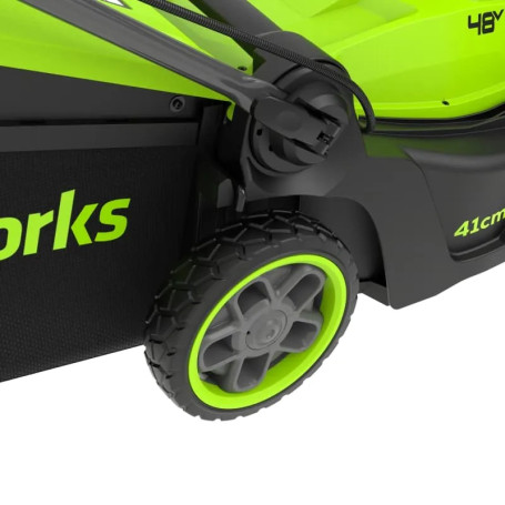 Газонокосилка аккумуляторная Greenworks GD24X2LM411 ,  2х24V, 41 см, бесщеточная, без АКБ и ЗУ в Екатеринбурге