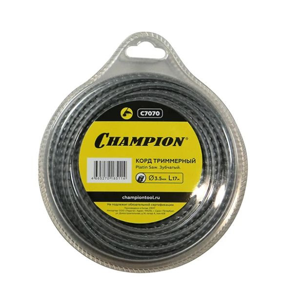 Корд трим.CHAMPION Platin Saw 3.5мм*17м (зубчатый) в Екатеринбурге
