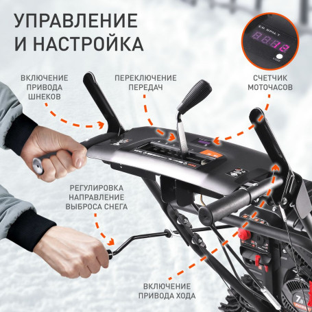 Снегоуборщик бензиновый PATRIOT PRO 750 в Екатеринбурге