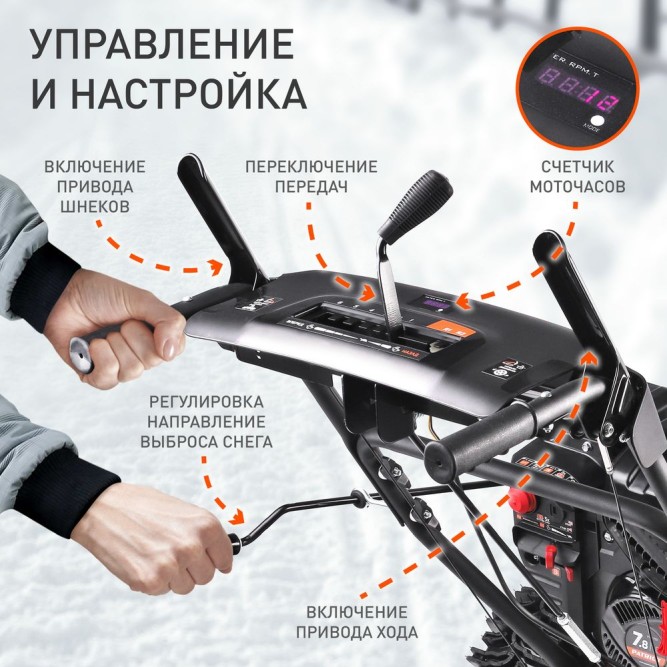 Снегоуборщик бензиновый PATRIOT PRO 750 в Екатеринбурге