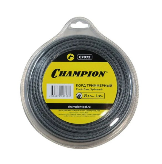 Корд трим.CHAMPION Platin Saw 3.5мм*35м (зубчатый) в Екатеринбурге