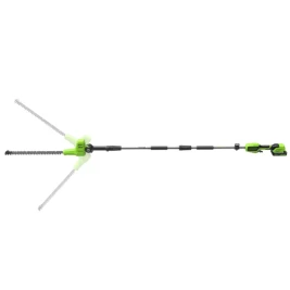 Кусторез штанговый аккумуляторный Greenworks G24PH511, 24V, 51см, без АКБ и ЗУ