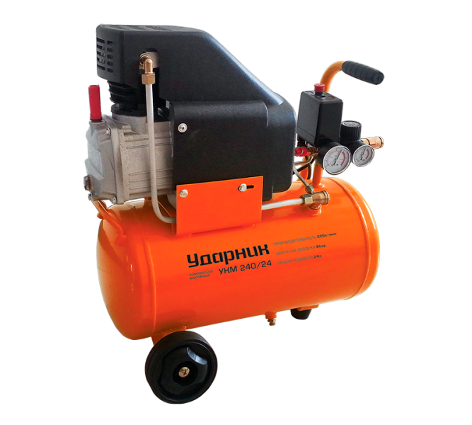 Коаксиальный безмасляный компрессор Ударник УКМ 240/24 в Екатеринбурге