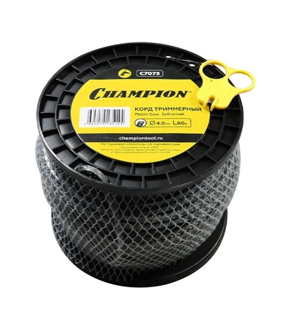 Корд трим.CHAMPION Platin Saw 4.0мм*80м (зубчатый) в Екатеринбурге