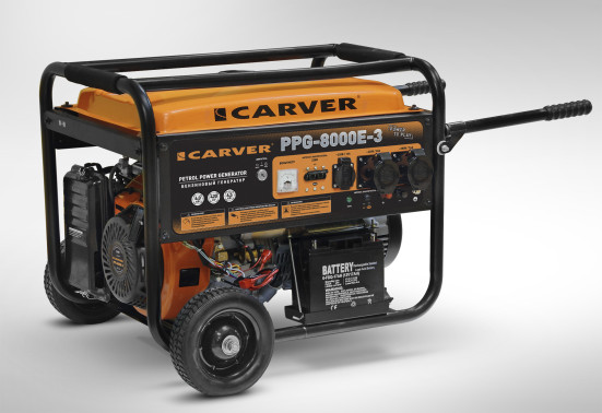 Бензогенератор Carver PPG-8000E-3 в Екатеринбурге