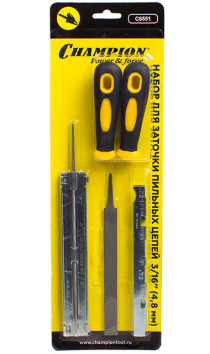 Набор для заточки пильных цепей CHAMPION 4,8