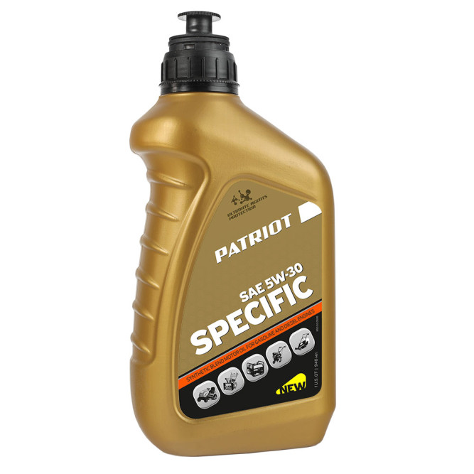 Масло PATRIOT SPECIFIC HIGH-TECH 5W30 SJ/CF 0,946 л. в Екатеринбурге